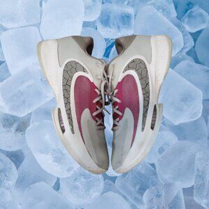 Nike Mens Zoom Freak 4 DJ6149-002 Gray Basketball Running Sneakers Size 12